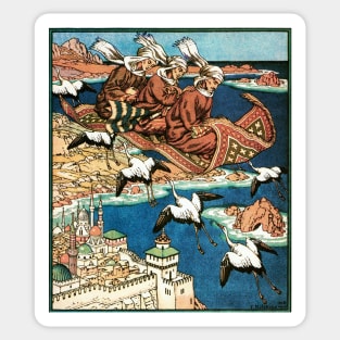 The Magic Carpet - Ivan Bilibin Sticker